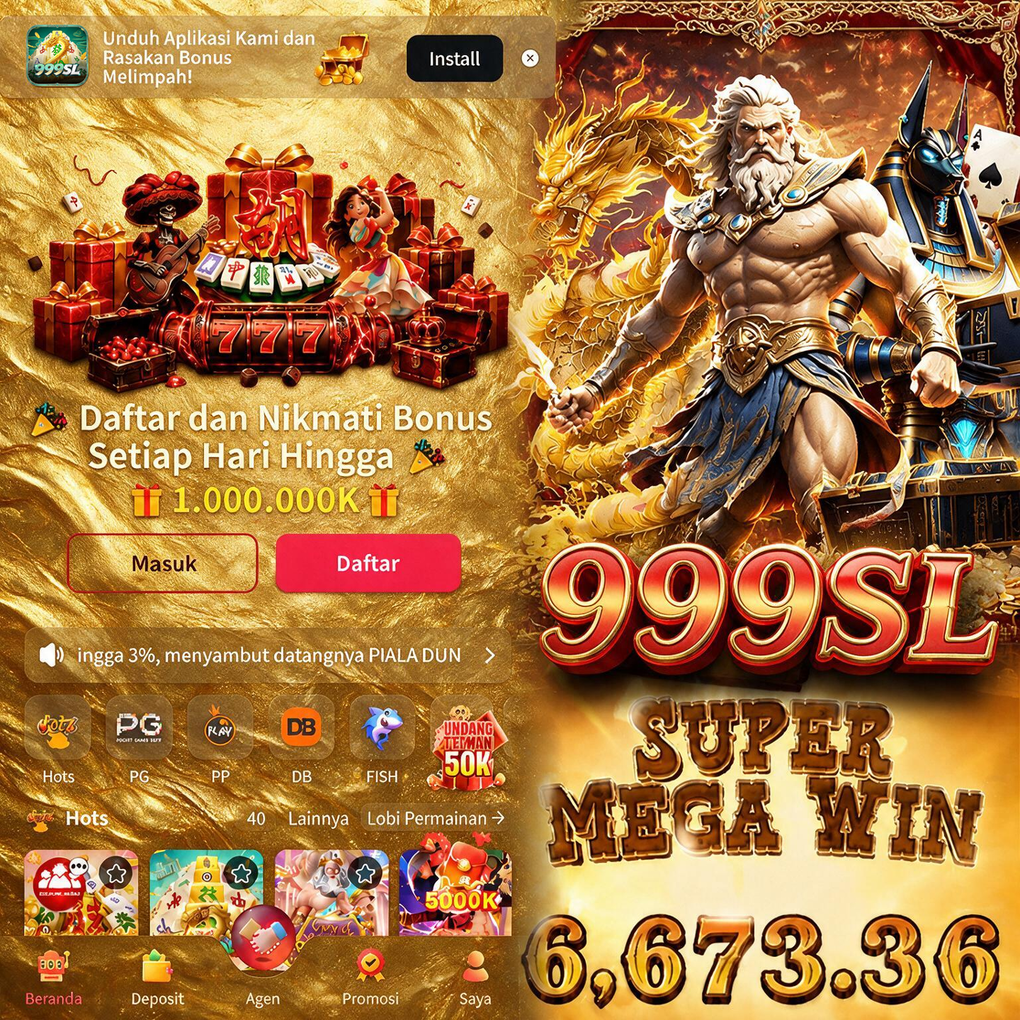 999SL - Situs Resmi Slot Online dan Pilihan Game PG Soft