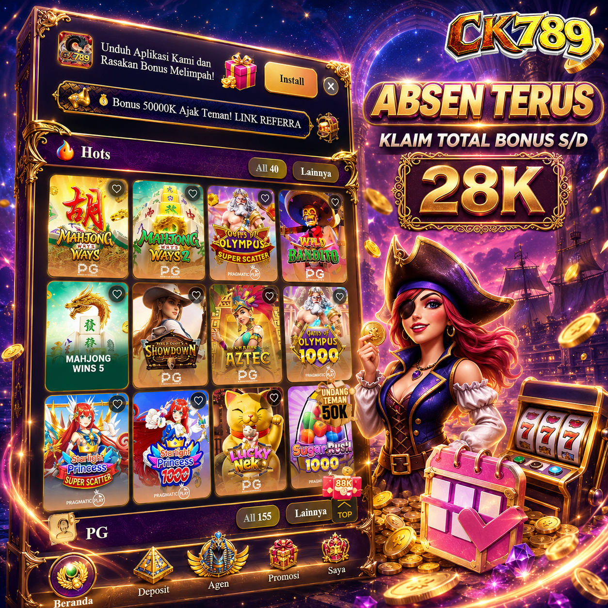 CK789 - ck789 Login Situs Resmi dan Nikmati Ragam Game PG Soft